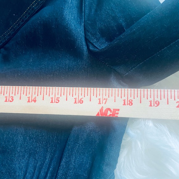 Joan Rivers Sz XS Dark Denim Cuffed 3/4 Sleeve Women’s Jacket - Picture 5 of 9